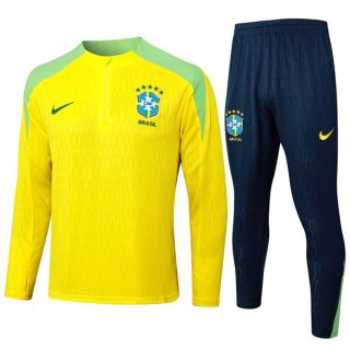 Felpa Allenamento Brasile 2024/25 Giallo Felpa Allenamento Brasile 2024/25 Giallo