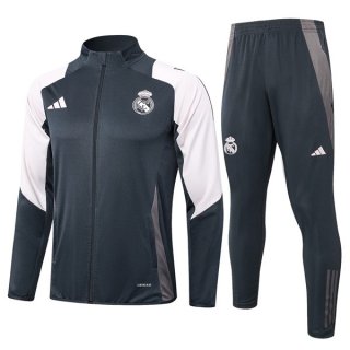 Giacca Real Madrid 2024/25 Grigio 2 Giacca Real Madrid 2024/25 Grigio 2