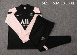Felpa Allenamento PSG 2022 Rosa Nero