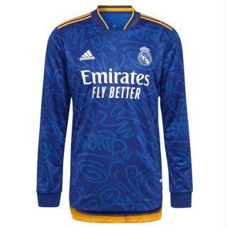 Thailandia Maglia Real Madrid Away ML 2021/22 Thailandia Maglia Real Madrid Away ML 2021/22