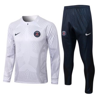 Felpa Allenamento PSG 2023 Bianco Felpa Allenamento PSG 2023 Bianco