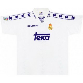 Thailandia Maglia Real Madrid Home Retro 1994 1996 Bianco Thailandia Maglia Real Madrid Home Retro 1994 1996 Bianco