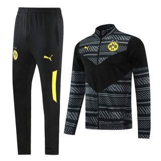 Giacca Borussia Dortmund 2022/23 Grigio Nero Giacca Borussia Dortmund 2022/23 Grigio Nero
