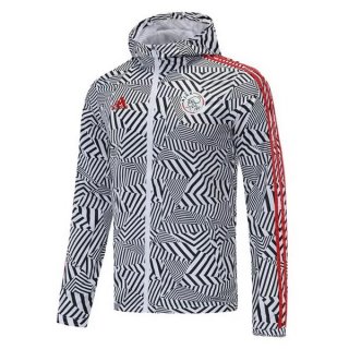 Giacca a vento Ajax 2021/22 Bianco Giacca a vento Ajax 2021/22 Bianco