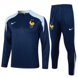 Felpa Allenamento Francia 24/25 Blu 3