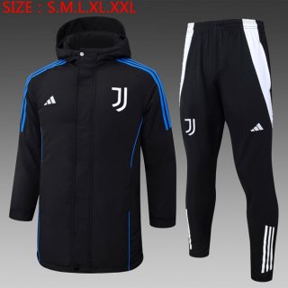Piumino Juventus Set Completo 2024/25 Nero Piumino Juventus Set Completo 2024/25 Nero