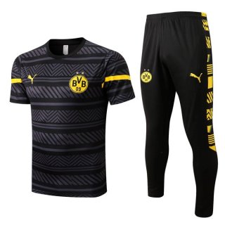 Maglia Borussia Dortmund Set Completo 2022/23 Grigio Maglia Borussia Dortmund Set Completo 2022/23 Grigio