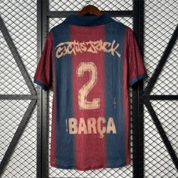 Thailandia Maglia Barcellona Prima Retro Skeleton 2000-2001