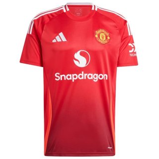 Thailandia Maglia Manchester United Home 2024/25 Thailandia Maglia Manchester United Home 2024/25