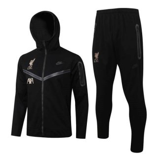 Giacca Cappuccio Liverpool 2022/23 Nero Giacca Cappuccio Liverpool 2022/23 Nero