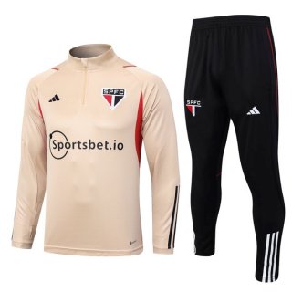 Felpa Allenamento Sao Paulo 2023/24 Giallo Felpa Allenamento Sao Paulo 2023/24 Giallo