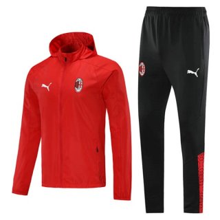 Giacca a vento AC Milan Set Completo 2021/22 Rosso Nero Giacca a vento AC Milan Set Completo 2021/22 Rosso Nero