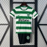 Maglia Sporting Lisbon Prima Bambino 2025/26
