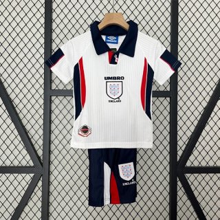 Maglia Inghilterra Home Bambino Retro 1998 Maglia Inghilterra Home Bambino Retro 1998