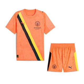 Maglia Manchester City KidSuper Bambino 2025/26 Naranja Maglia Manchester City KidSuper Bambino 2025/26 Naranja