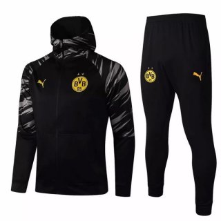 Giacca Cappuccio Dortmund 2021/22 Nero Giacca Cappuccio Dortmund 2021/22 Nero