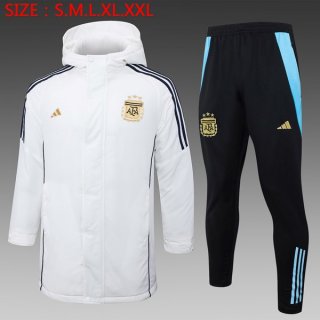 Piumino Argentina Set Completo 2024/25 Bianco 2 Piumino Argentina Set Completo 2024/25 Bianco 2