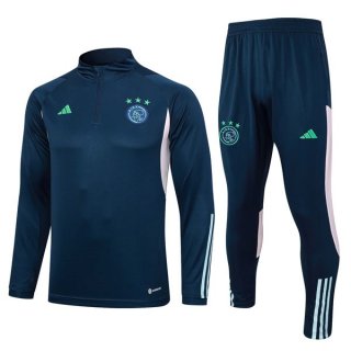 Felpa Allenamento Ajax 2023/24 Blu Felpa Allenamento Ajax 2023/24 Blu
