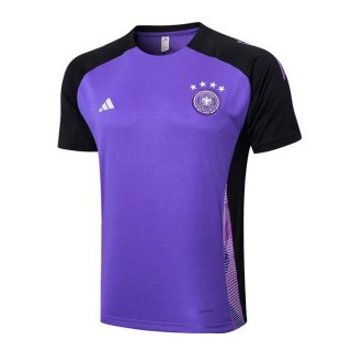 Maglia Formazione Germania 24/25 Porpora Nero Maglia Formazione Germania 24/25 Porpora Nero