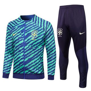 Giacca Brasile 2022/23 Verde Blu Giacca Brasile 2022/23 Verde Blu
