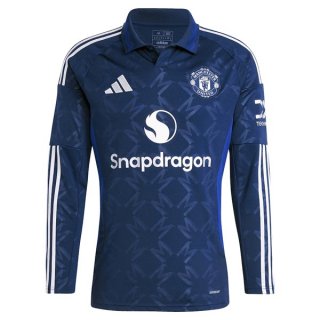 Thailandia Maglia Manchester United Away ML 2024/25 Thailandia Maglia Manchester United Away ML 2024/25