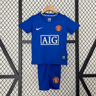 Maglia Manchester United Away Bambino Retro 2008-2009 Maglia Manchester United Away Bambino Retro 2008-2009