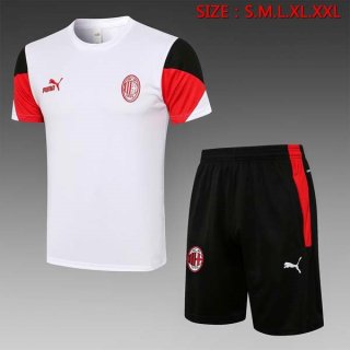 Maglia Formazione AC Milan Set Completo 2022 Bianco Nero Maglia Formazione AC Milan Set Completo 2022 Bianco Nero