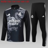 Bambino Felpa Allenamento Real Madrid 2024/25 Nero