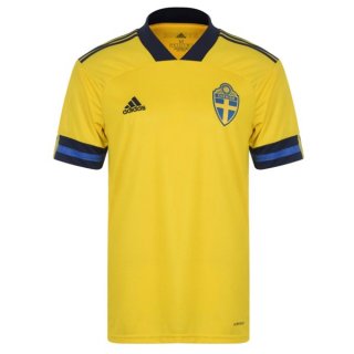 Thailandia Maglia Svezia Home 2020 Giallo Thailandia Maglia Svezia Home 2020 Giallo