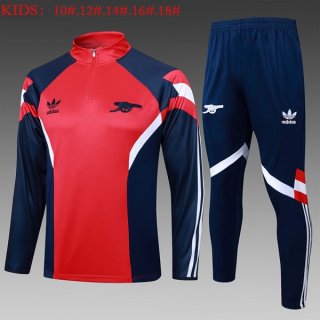 Bambino Felpa Allenamento Arsenal 2025/26 Rosso Blu