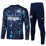 Felpa Allenamento Chelsea 2024/25 Blu 3
