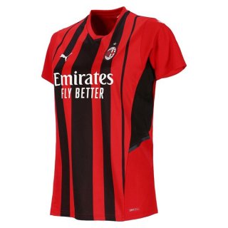Thailandia Maglia AC Milan Home Donna 2021/22 Thailandia Maglia AC Milan Home Donna 2021/22