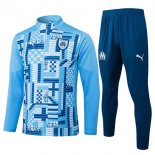 Felpa Allenamento Marseille 2025/26 Blu