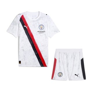 Maglia Manchester City KidSuper Bambino 2025/26 Bianco Maglia Manchester City KidSuper Bambino 2025/26 Bianco
