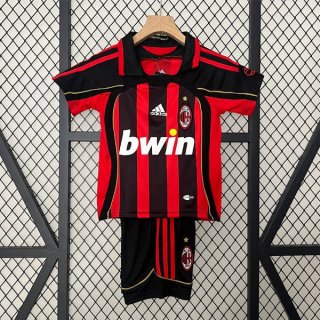Maglia AC Milan Home Retro Bambino 2006 2007 Maglia AC Milan Home Retro Bambino 2006 2007