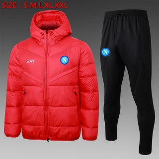 Piumino Napoli Set Completo 2024/25 Rosso Piumino Napoli Set Completo 2024/25 Rosso