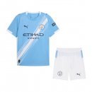 Maglia Manchester City Prima Bambino 2025/26