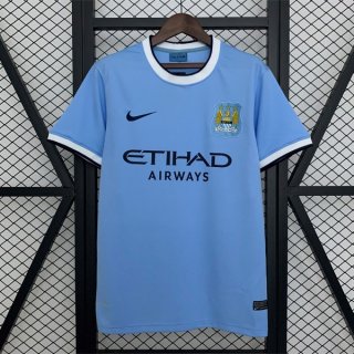 Thailandia Maglia Manchester City Prima Retro 2013-2014 Thailandia Maglia Manchester City Prima Retro 2013-2014