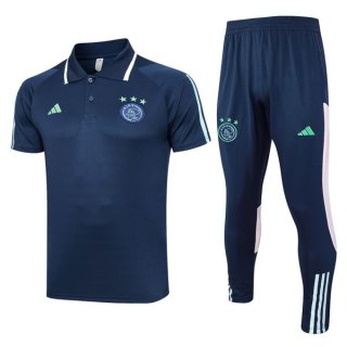 Polo Ajax Set Completo 2024 Blu Polo Ajax Set Completo 2024 Blu