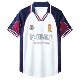 Thailandia Maglia Iron Maiden x West Ham Retro Away 1999/2001 Thailandia Maglia Iron Maiden x West Ham Retro Away 1999/2001