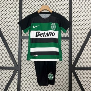 Maglia Sporting De Lisboa Home Bambino 24/25 Maglia Sporting De Lisboa Home Bambino 24/25