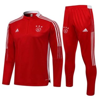 Felpa Allenamento Ajax 2022 Rosso Felpa Allenamento Ajax 2022 Rosso