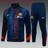 Bambino Giacca Barcellona 2025/26 Blu Rosso