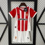 Maglia Sporting Gijon Home Bambino 2024/25