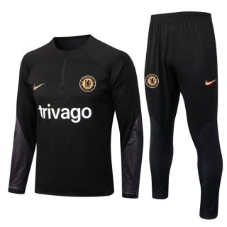 Felpa Allenamento Chelsea 2023 Nero Felpa Allenamento Chelsea 2023 Nero