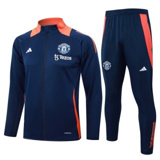 Giacca Manchester United 24/25 Blu 3 Giacca Manchester United 24/25 Blu 3