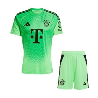Maglia Bayern Monaco Portiere Bambino 2025/26 Verde Maglia Bayern Monaco Portiere Bambino 2025/26 Verde