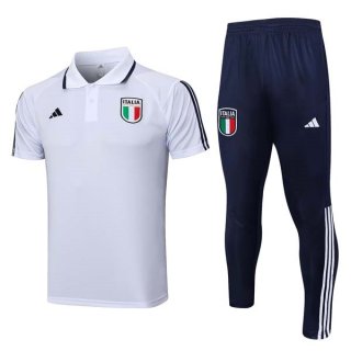 Polo Italia Set Completo 2023/24 Bianco Blu Polo Italia Set Completo 2023/24 Bianco Blu