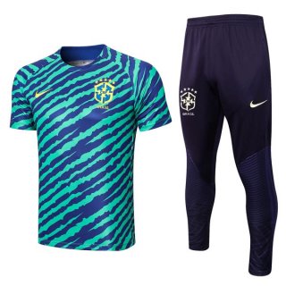 Formazione Brasile Set Completo 2022/23 Verde Blu Formazione Brasile Set Completo 2022/23 Verde Blu