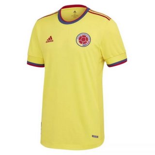 Thailandia Maglia Columbia Home 2021 Giallo Thailandia Maglia Columbia Home 2021 Giallo